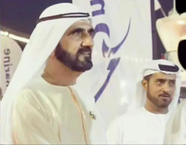 صاحب السمو الشيخ محمد بن راشد وجمال مطر الصيري